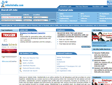 Tablet Screenshot of jobsiteindia.com